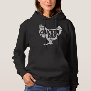 Chicken Backyard Hen Flock Rooster Hoodie