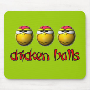 Chicken Balls Mousepad