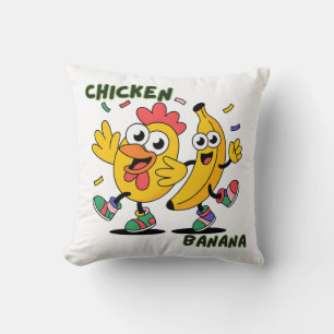 CHICKEN BANANA DANCE CUSHION