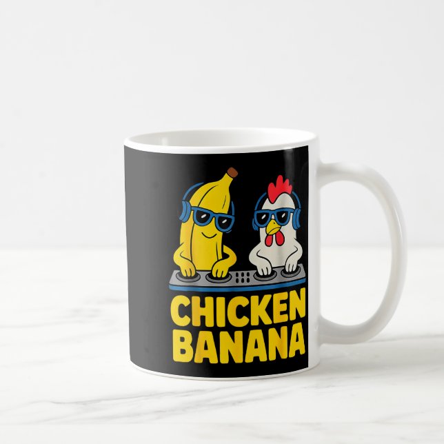 Chicken Banana Dj  Coffee Mug (Right)