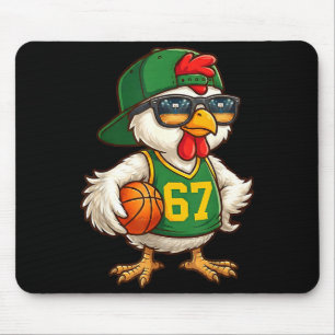 Chicken Basketball 67 Gen Alpha Slang Srts Men Boy Mouse Mat
