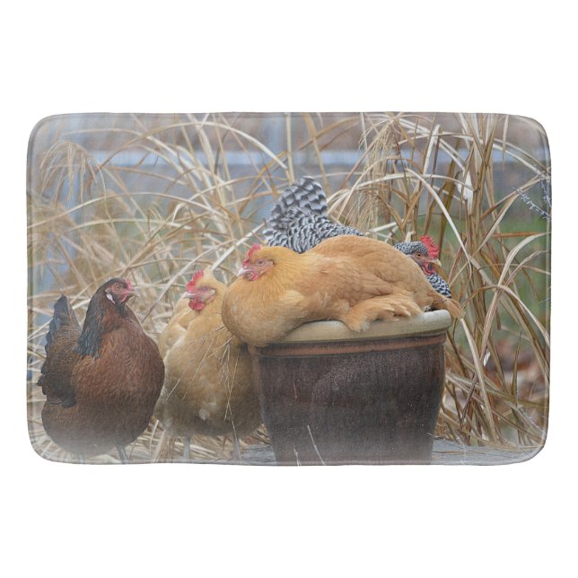 Chicken Bath/Kitchen Mat (Front)