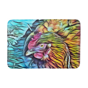 CHICKEN    BATH MAT