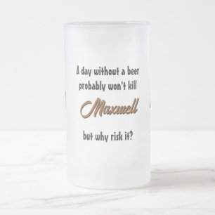 Chicken Beer Frosted Mug