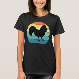 Chicken Bird Farm Animal Retro Vintage 70s 80s Aes T-Shirt