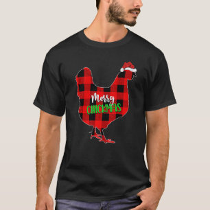 Chicken Bird Lover Merry Chickmas Chicken Christma T-Shirt