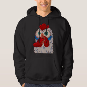 Chicken Bloodshot Hoodie
