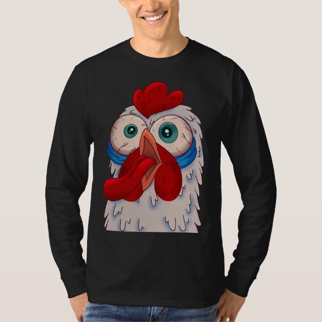Chicken Bloodshot   T-Shirt (Front)