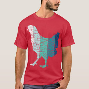 Chicken Breeds Chicken Breeding Rooster Hen Chick T-Shirt