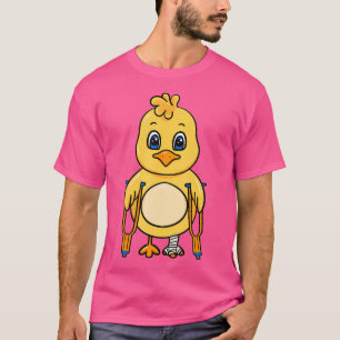 Chicken Broken Bones Foot Leg Injury Recovery Reha T-Shirt