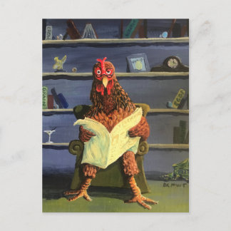 CHICKEN BUCK-BUCK DO NOT DISTURB POSTCARD