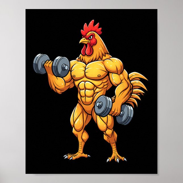 Chicken, Buff Rooster  Poster (Front)