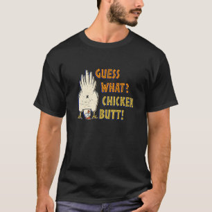 Chicken Butt Guess What Animal Cute Chickens T-Shirt