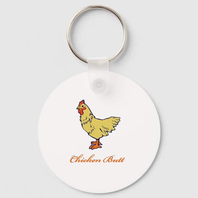 Chicken Butt Key Ring (Front)