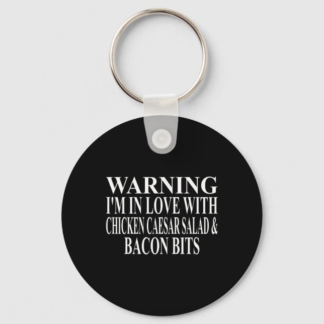 Chicken Caesar Salad Apparel Best Funny Con Bits D Key Ring (Front)