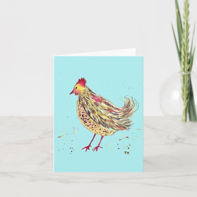 Chicken card (Front)