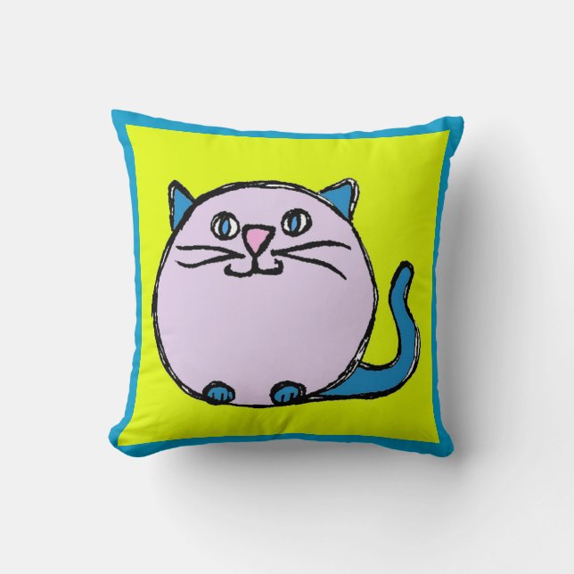 chicken cat pillow (Front)