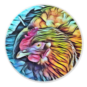 CHICKEN   CERAMIC KNOB