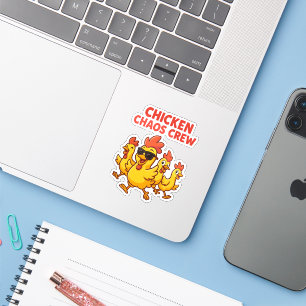 Chicken Chaos Crew Sticker