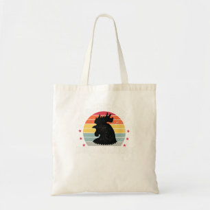 Chicken Chick I Raise Tiny Dinosaurs Funny Chicken Tote Bag