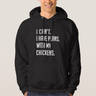 Chicken Chicken Love Cute Farmer Hoodie