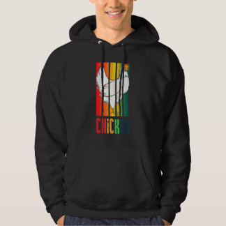 Chicken Chickens Rooster Farm Rainbow Chicken Farm Hoodie