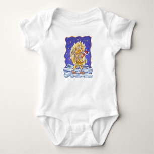 Chicken Christmas Baby Bodysuit