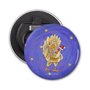 Chicken Christmas Bottle Opener