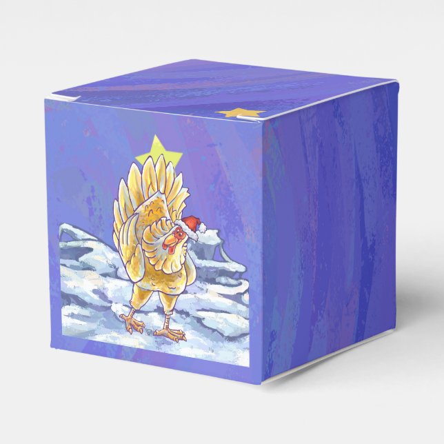 Chicken Christmas Favour Box (Front Side)
