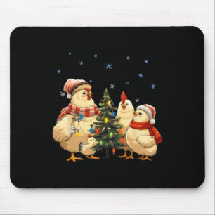 Chicken Christmas Lights Farm Animal Funny Xmas Me Mouse Mat