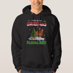 Chicken Christmas Lights This Is My Christmas Paja Hoodie
