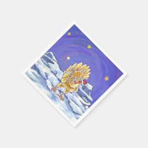 Chicken Christmas Napkin