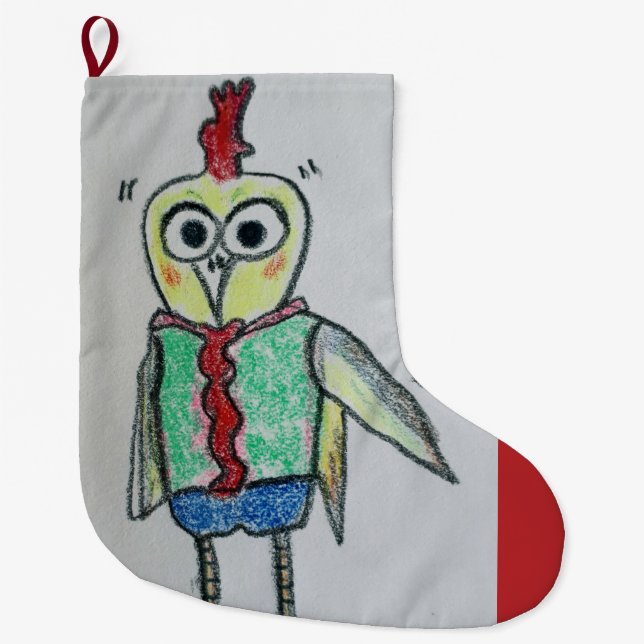 Chicken Christmas Stocking (Front)