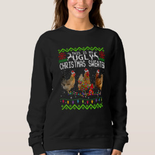 Chicken Christmas This Is My Ugly Sweater