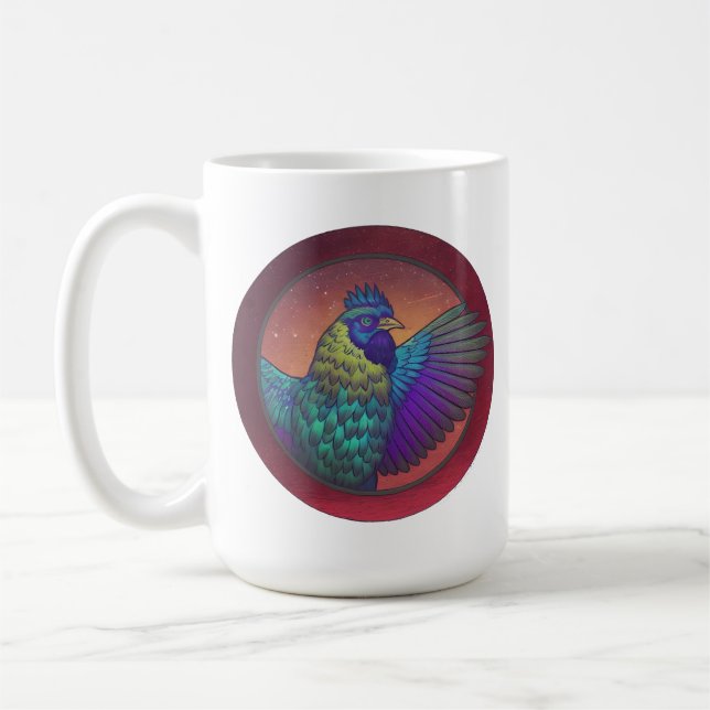 Chicken Circle Mug (Left)