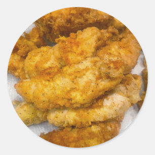 CHICKEN CLASSIC ROUND STICKER