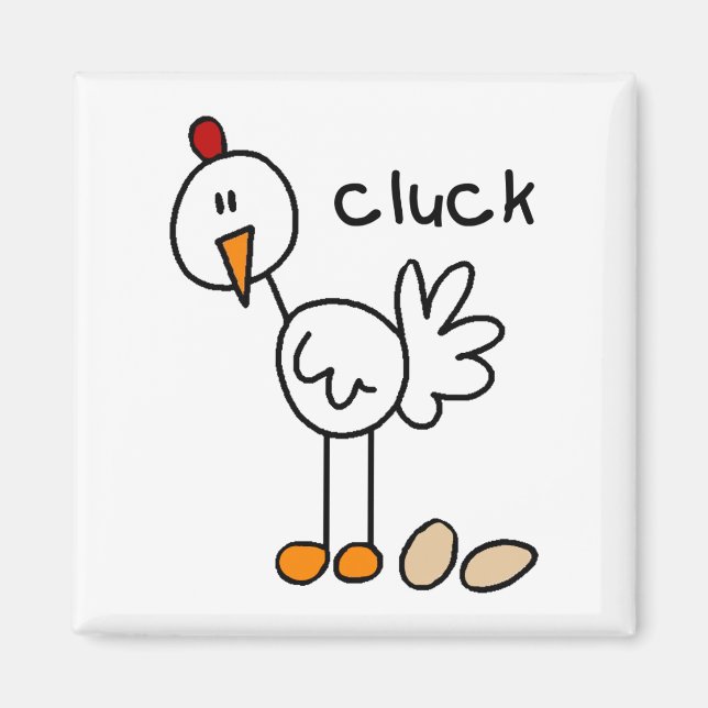 Chicken Cluck Magnet (Front)