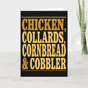 Chicken Collards Cornbread And Cobbler _2 Card