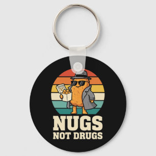 Chicken, Cool Nug Detective Vibe, Nugs Not Drugs Key Ring