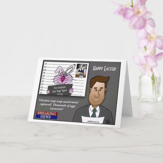 Chicken Coop Coup Mastermind Folded Card (Orchid)