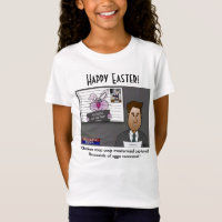 Chicken Coop Coup Mastermind Girl's White T-Shirt