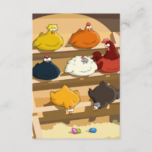 Chicken Coop Easter Eggs Invitation