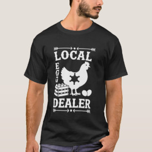 Chicken Coop Egg Dealer Retro Farm T-Shirt