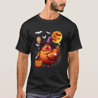 Chicken Coplay Witch Halloween Fat Costume Owner F T-Shirt