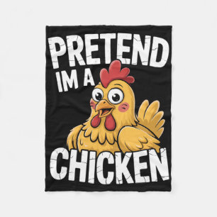 Chicken Costume _1 Fleece Blanket