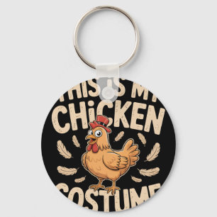Chicken Costume _2 Key Ring