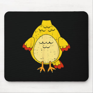 Chicken Costume Cute Easy Animal Halloween Gift Mouse Mat