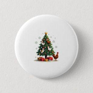 Chicken Cow Goat Horse Farm Animal Farmer Christma 6 Cm Round Badge