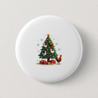 Chicken Cow Goat Horse Farm Animal Farmer Christma 6 Cm Round Badge