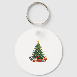 Chicken Cow Goat Horse Farm Animal Farmer Christma Key Ring